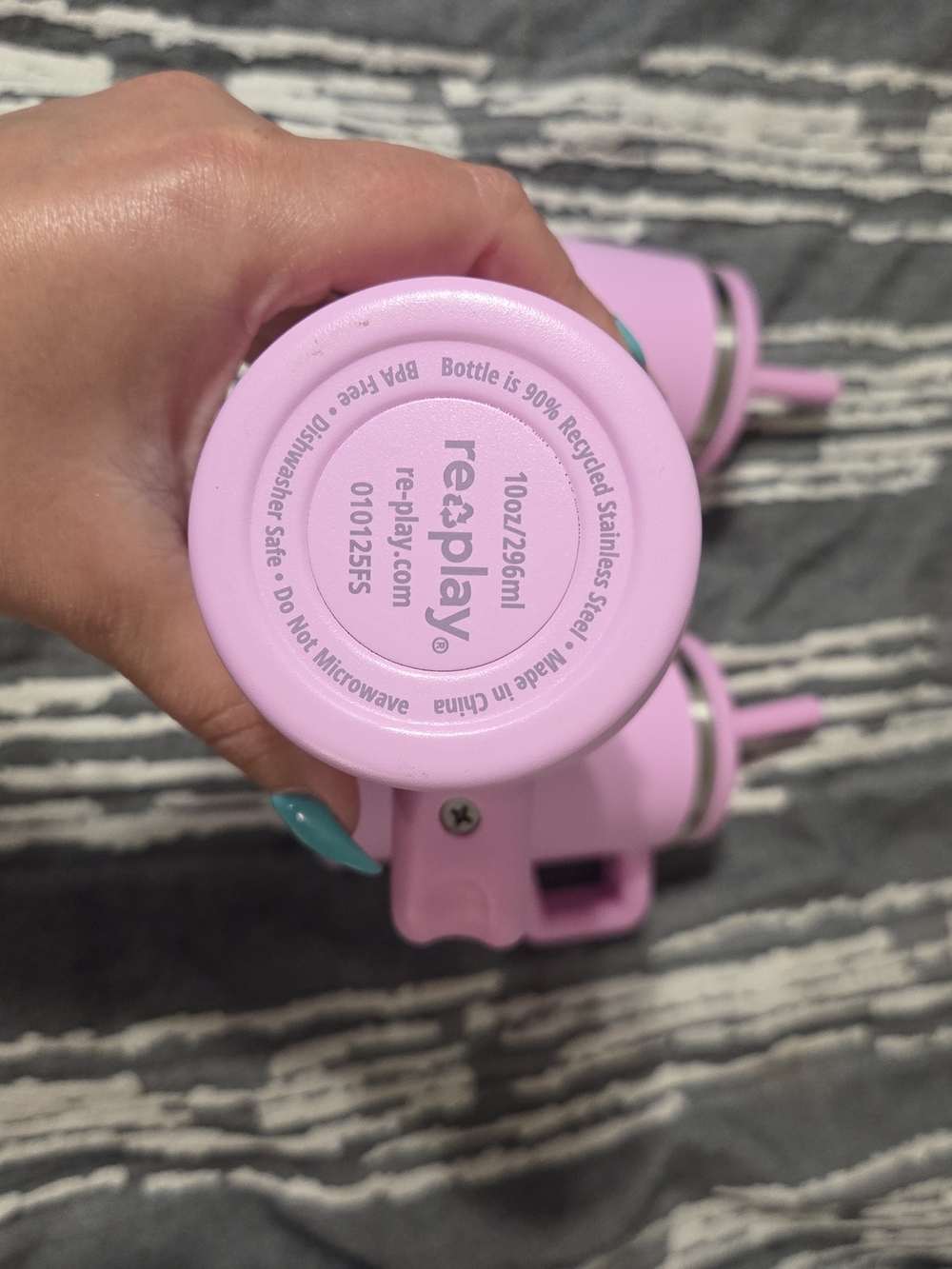re-play Pink 10oz Stainless Steel Toddler Tumbler